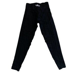 Booty by Brabants Croco Skin Leggings Black Womens OSFM